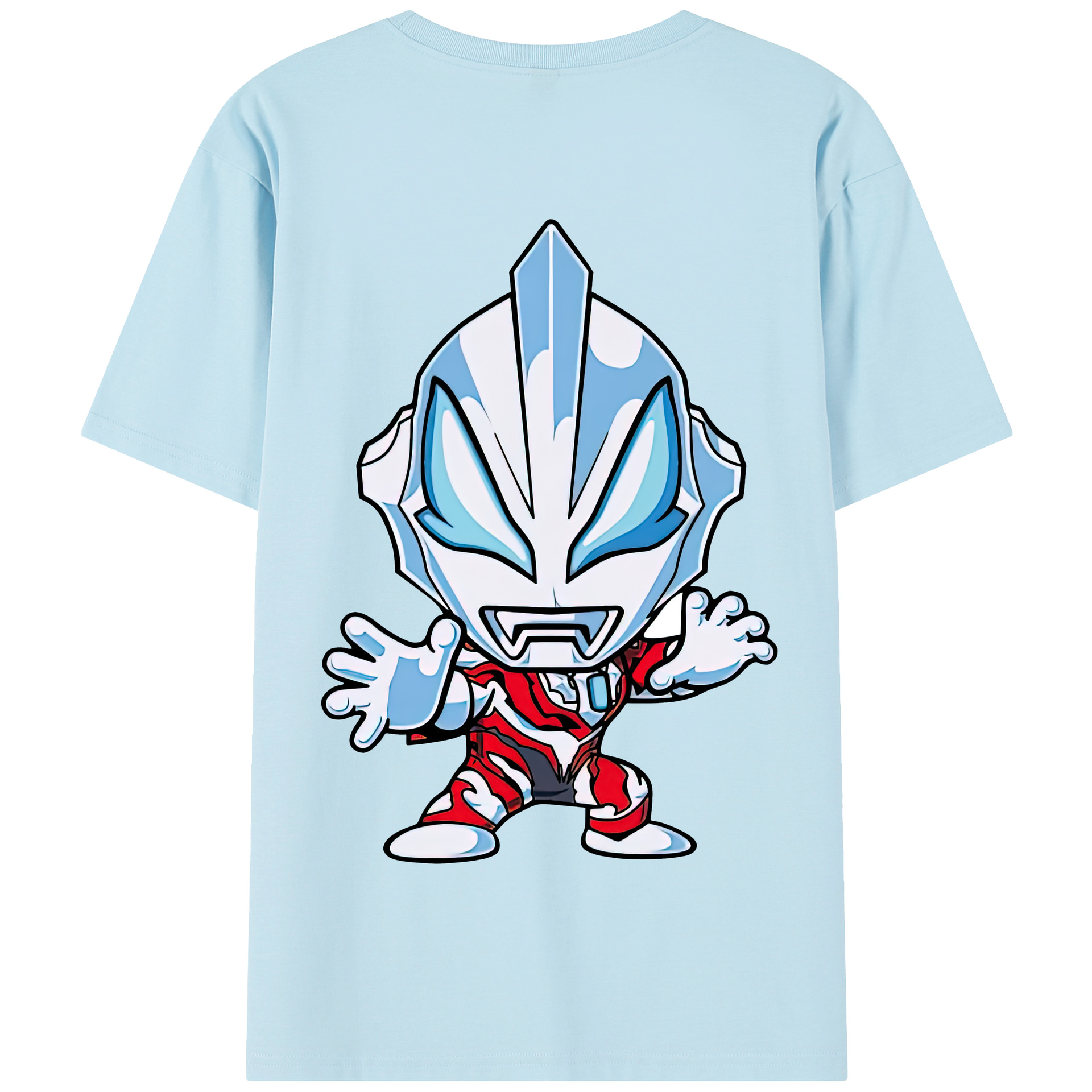 （画像用） ウルトラマン Ultraman 綿100％半袖Tシャツ（背面プリント）
